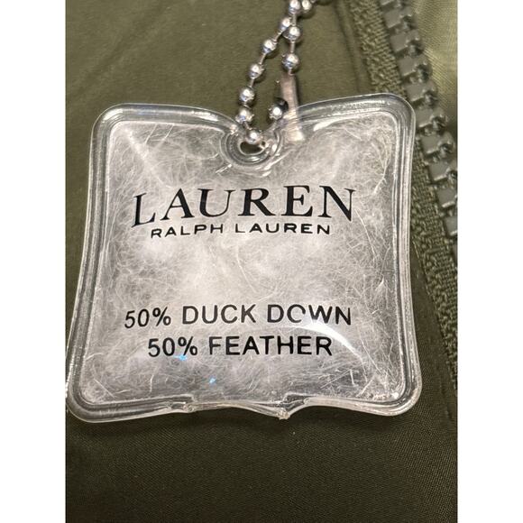 Lauren Ralph Lauren Oversize-Collar Quilted Down Coat Size Small - Picture 11 of 11